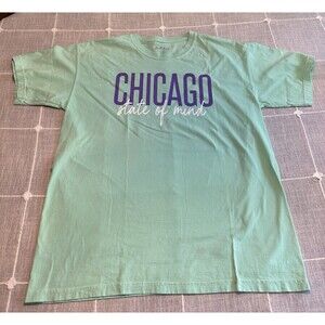 New Chicago State of Mind T Shirt Local Love Size Large